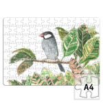 Птичка в цветах