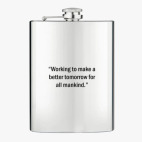 Фляжка стальная