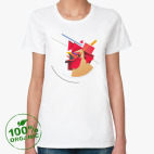 Женская футболка органик