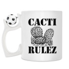 Кружка с футбольным мячиком