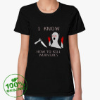 Женская футболка органик