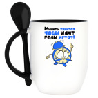 Кружка с ложкой