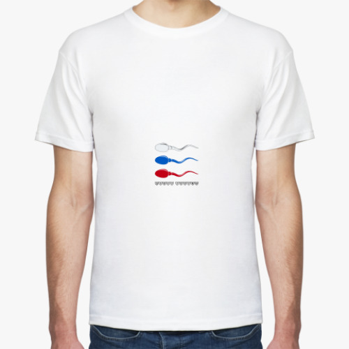 Футболка с принтом Донор спермы (Россия)