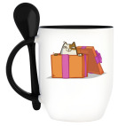 Кружка с ложкой