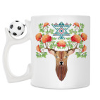 Кружка с футбольным мячиком