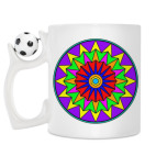 Кружка с футбольным мячиком