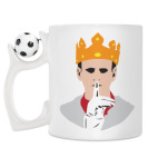 Кружка с футбольным мячиком