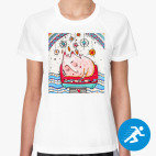 Женская спортивная футболка