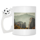 Кружка с футбольным мячиком