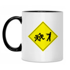 Кружка двухцветная