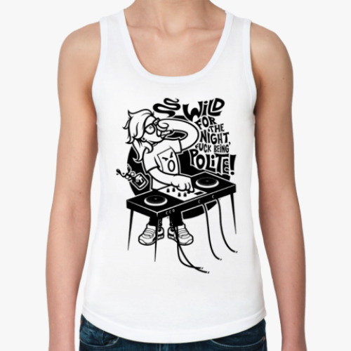 Женская майка с принтом  Skrillex