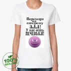 Женская футболка органик