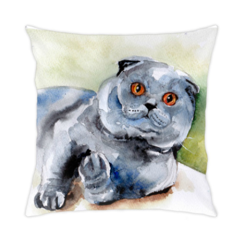 Подушка с принтом Босс