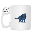 Кружка с футбольным мячиком