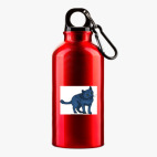 Металлическая бутылка 400 мл UV-DTF