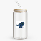 Банка с бамбуковой крышкой