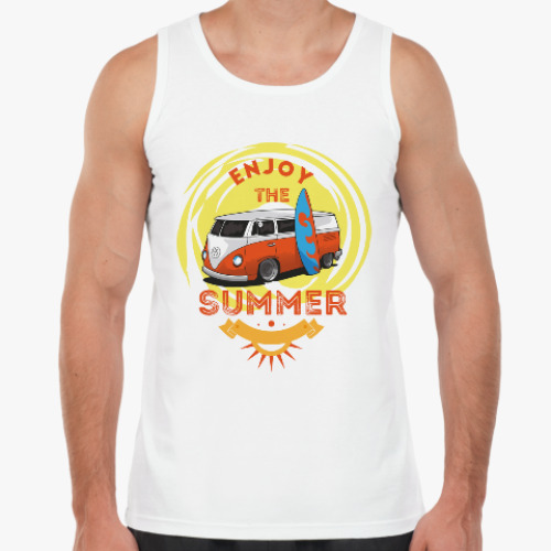 Майка с принтом Enjoy the SUMMER наслаждайся летом!