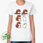 Женская футболка органик