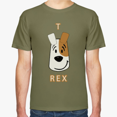 Футболка с принтом Т-Рекс