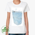 Женская футболка органик