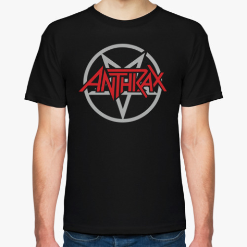 Футболка с принтом Anthrax