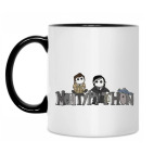 Кружка двухцветная