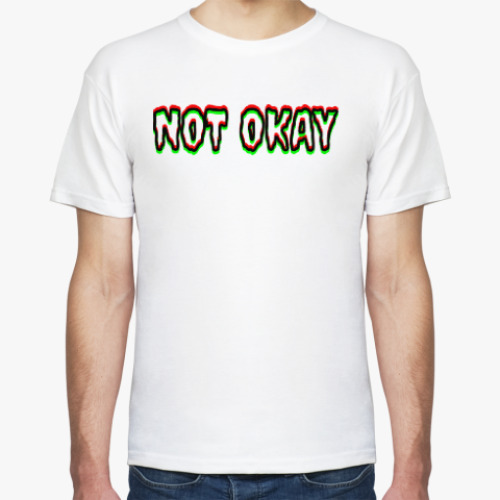 Футболка с принтом Not Okay