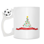 Кружка с футбольным мячиком