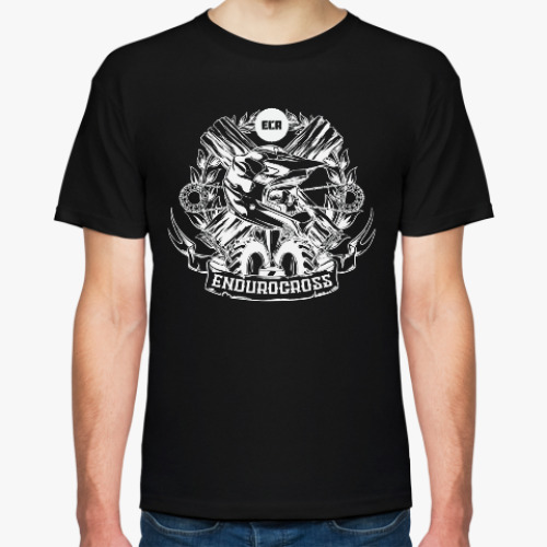 Футболка с принтом Endurocross