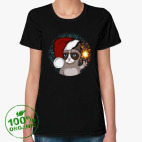 Женская футболка органик