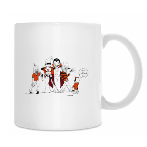 Кружка Тыквы-монстры