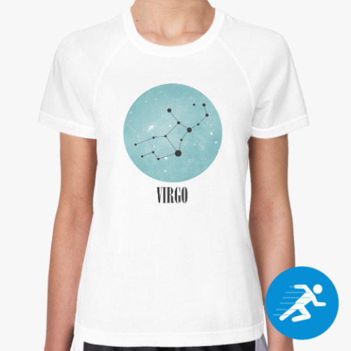 Женская спортивная футболка Знак зодиака Дева
