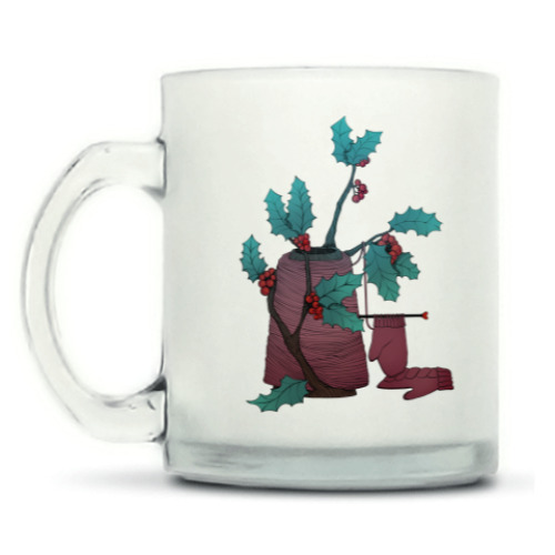 Кружка матовая с принтом Сказки остролиста