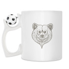 Кружка с футбольным мячиком