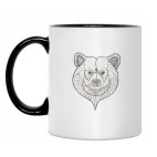 Кружка двухцветная