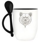 Кружка с ложкой