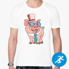 Мужская спортивная футболка