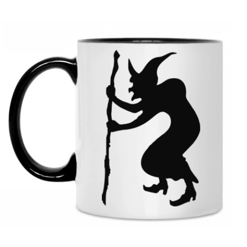 Кружка с принтом Ведьма