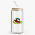 Банка с бамбуковой крышкой