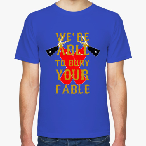 Футболка с принтом Мы Ваш Миф Похороним