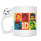 Кружка с футбольным мячиком