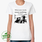 Женская футболка органик