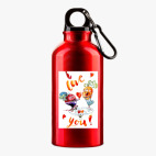 Металлическая бутылка 400 мл UV-DTF