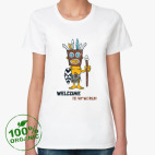 Женская футболка органик