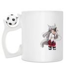 Кружка с футбольным мячиком