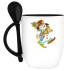 Кружка с ложкой