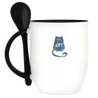 Кружка с ложкой