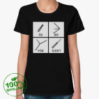 Женская футболка органик