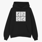 Толстовка худи оверсайз