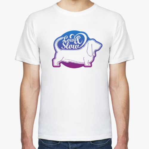 Футболка с принтом LOW&SLOW